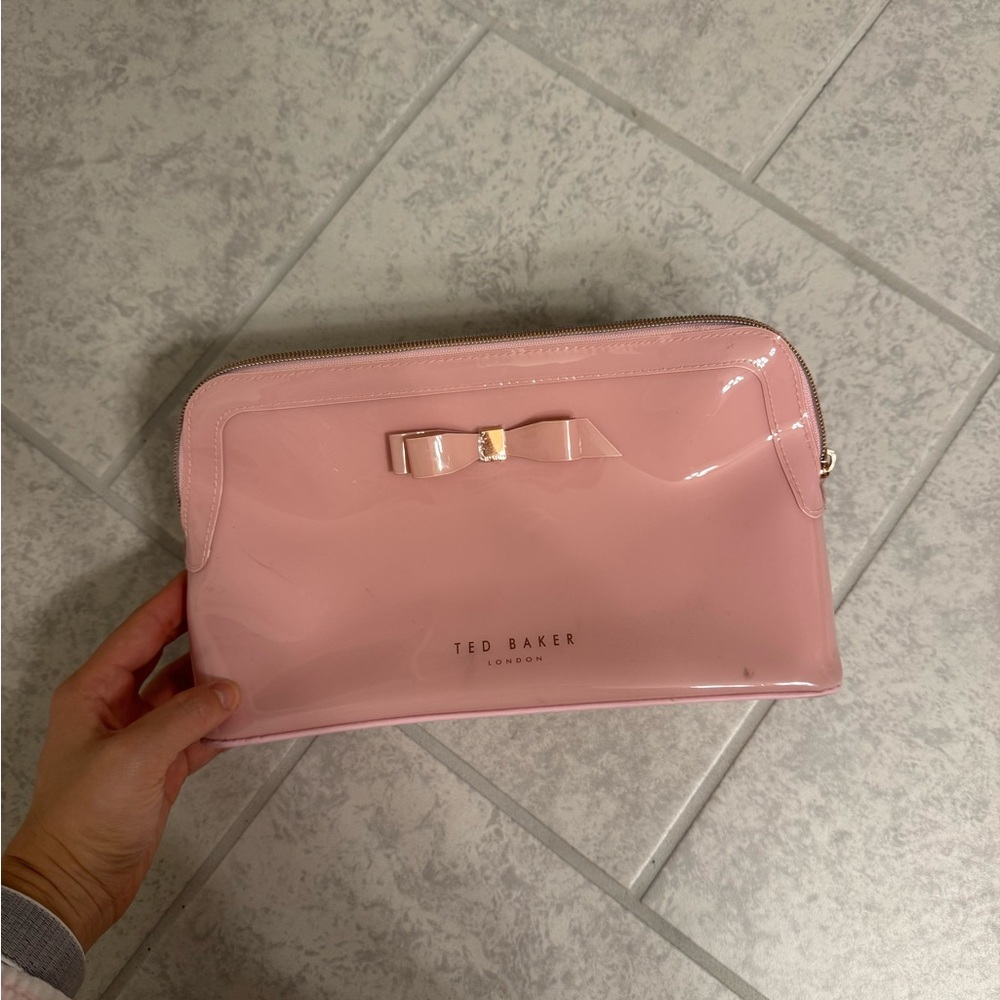 Ted Baker Blush Pink Bow Cosmetic Pouch